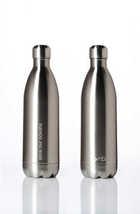 Stainless Steel Insulated Bottle + Carry Cover 1000ml - Bubble Print