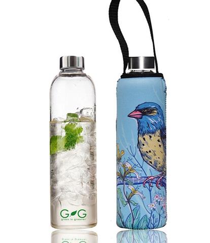 Glass is Greener 750 ML Bottle + Carry Cover 