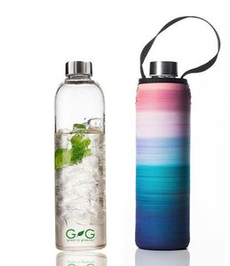 Glass is Greener 750 ML Bottle + Carry Cover "Peace"