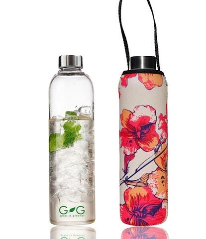 GLASS IS GREENER + CARRY COVER - 750 ML - Stem Print