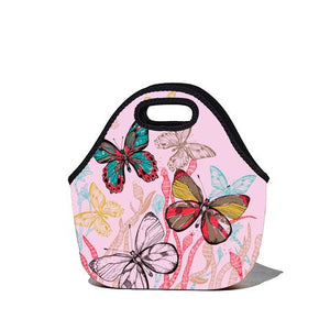 Lunchtime Bag - Pink Butterfly Print